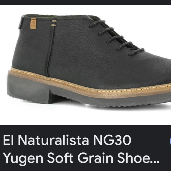 El Naturalista Other - El Naturalista Black Chukka Boots with Leather Upper and Rubber Sole
